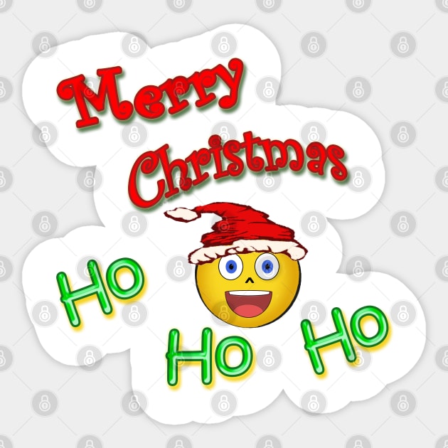 Merry Christmas Ho Ho Ho Sticker by DougB